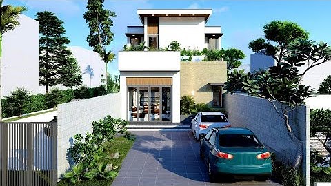 Mẫu Biệt Thự 2 Tầng Hiện Đại Mặt Tiền 7m | Nhà Đẹp Bình Dương