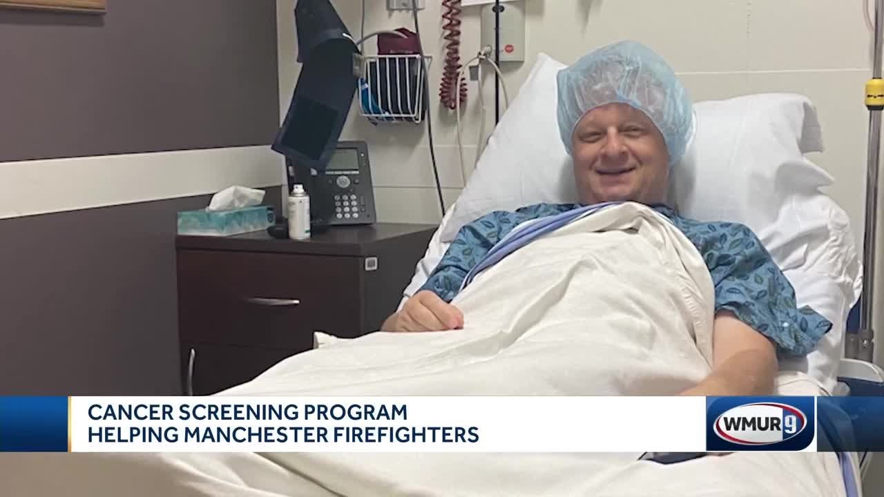 Cancer screening program helps Manchester firefighters - YouTube
