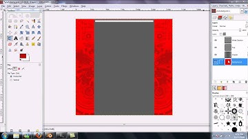 How to make a Youtube 2.0 Background using The GIMP