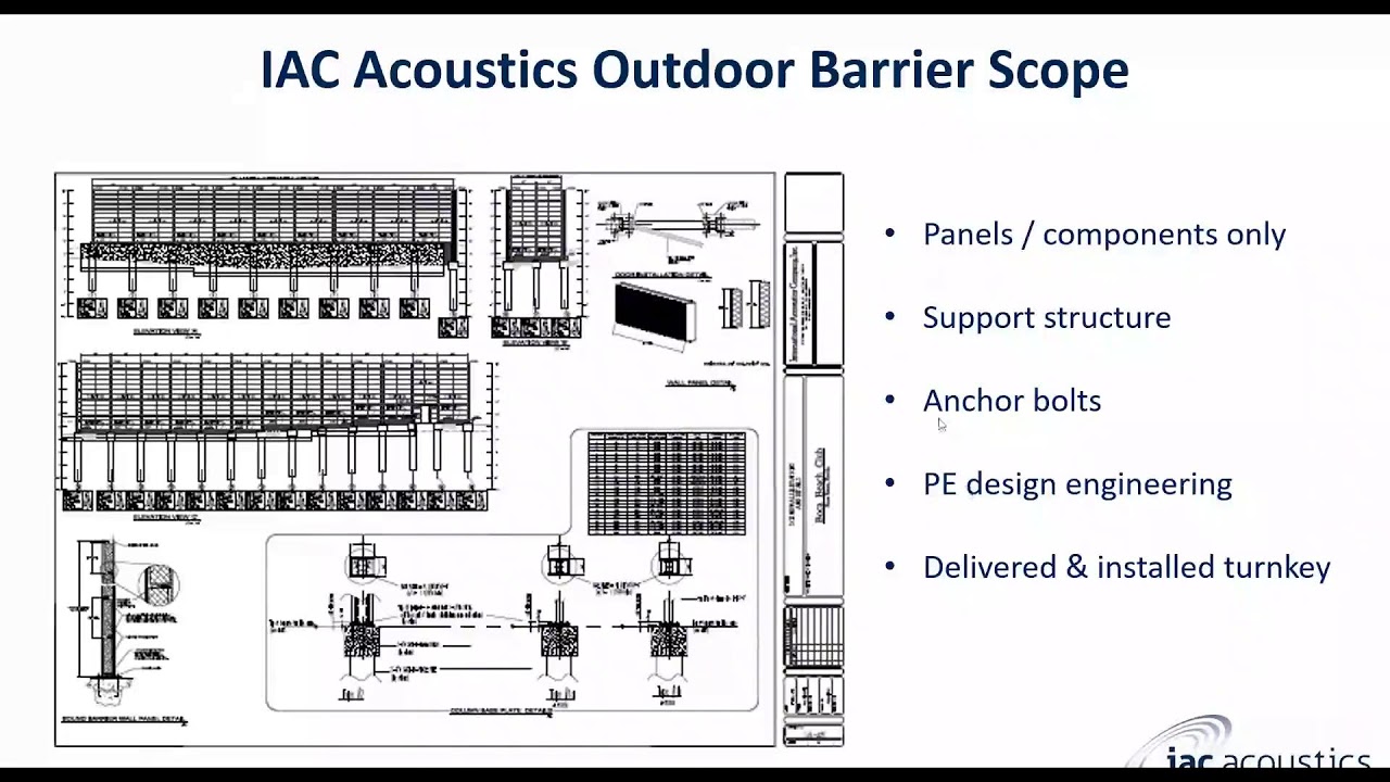 Barrier Walls and Outdoor Noise Control Systems