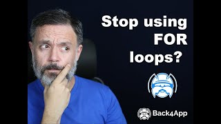 Should you stop using For Loops? Wealth