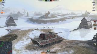 World of Tanks Blitz: Innocent E-100 boi gets accused of hacking by AMX 30 peasant screenshot 4