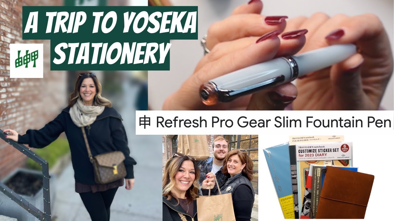 NEW Pen Day! My Trip to Yoseka Stationery & Unboxing Sailor Pro Gear Slim REFRESH!