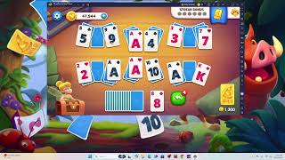 🃏 Disney Solitaire Level 25 Walkthrough 🎯 | Little Mermaid Scene + Fun Commentary 🧜‍♀️
