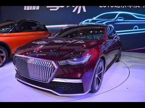 紅旗概念車，竟然還換車標了，簡直不要太帥