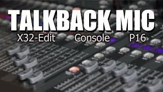 How To Send Your Talkback MicTo Monitors