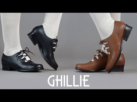 Ghillie Vintage Lace-Up Shoes by American Duchess