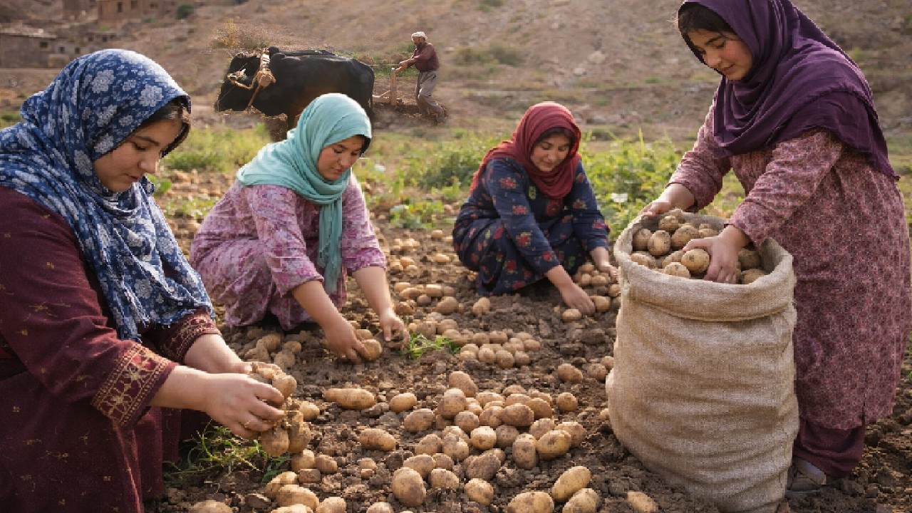 Why Are Bamyan Potatoes So High Quality? Farming & Harvesting in Afghanistan