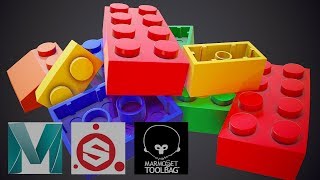 Autodesk Maya 2018 - Lego Blocks