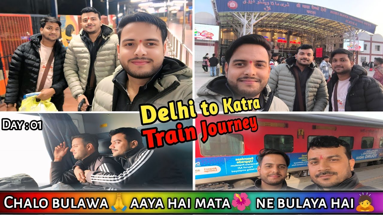 Vaishno Devi Yatra 2026 || Delhi to Katra Train🚃 Journey Vlog || Gay Couple Vlog @titukacheeku 