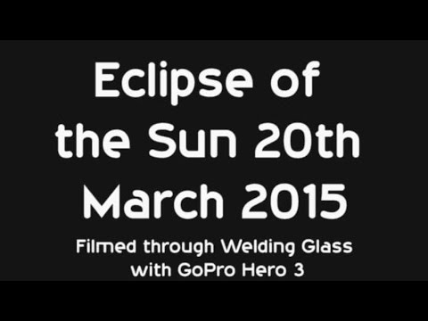 Eclipsed in Time: Capturing Cornwall's Solar Eclipse with GoPro and Welder Glass - March 20th, 2015!
