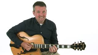 🎸Jazz Guitar Lesson - Blues Comping Rhythm Demo: Comping Study 3 - Tom Dempsey