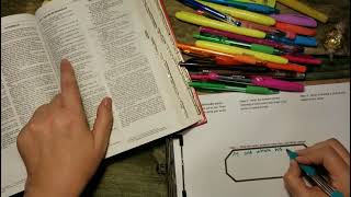 What a verse mapping session of mine looks like...