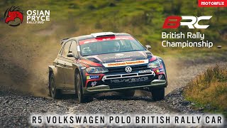 R5 Volkswagen POLO GTI Rally Car. TERRIFYING ride with Osian Pryce.