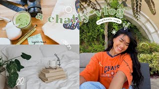 a chatty vlog 💌🍓🫧 getting back into a routine, studying +grad school, &amp; poshmark clothing sell!