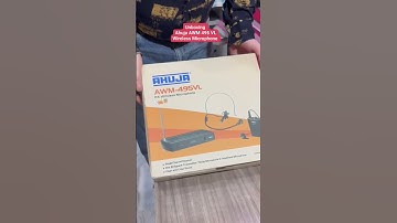 Unboxing // Ahuja AWM 495 VL/ Wireless Microphone #Unboxing #Ahuja #ahujamicrophone