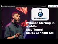 Dr. Pavan Duggal @ SecurityVue " How Hackers Hack, Cyber Security MasterClass
