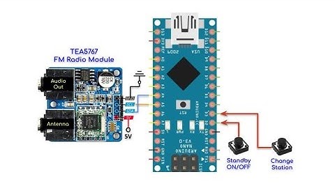 Assembly via Arduino - TEA5767 FM Receiver