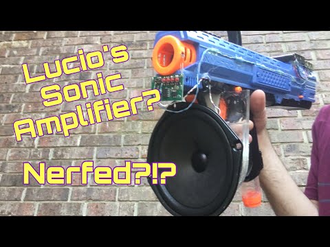 Nerf Mod: Lucio's Sonic Amplifier Blaster (Apogee6 Prototype Review)