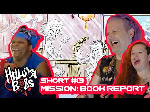STOLAS & MOXXIE? COSPLAYERS REACT TO HELLUVA BOSS SHORT 13 - MISSION: BOOK REPORT - by @SpindleHorse