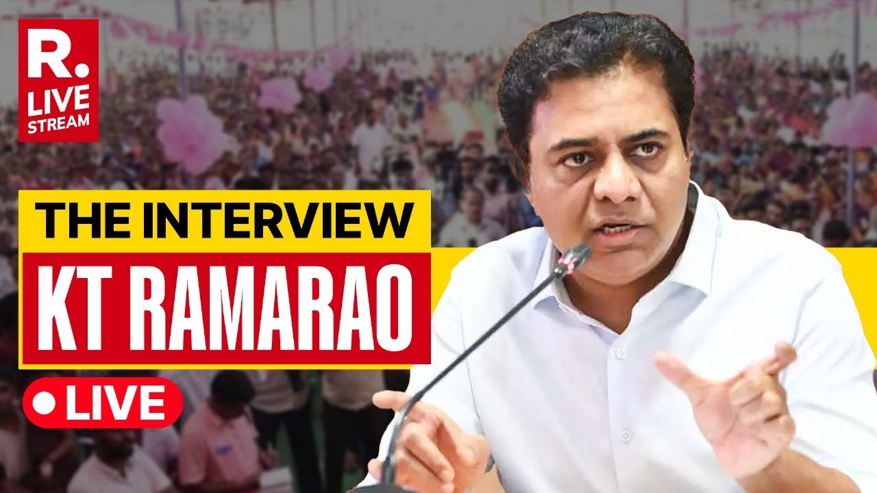 Ct Rama Rao LIVE: KT Rama Rao Exclusive Interview With Republic | The Interview ...