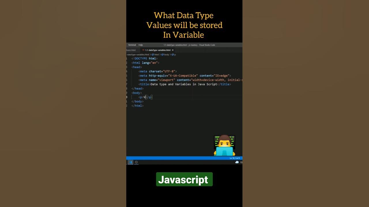 Javascript Variable Place Holder Data Type In Javascript 
