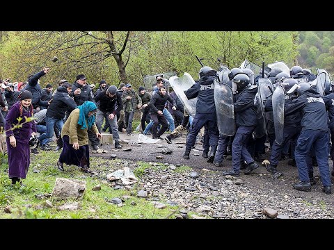 Строительство Намахванской ГЭС в Грузии под угрозой срыва. Местные жители борются за свои земли