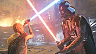 Darth Vader Destroys Jedi Army & Kills Jedi Leader Scene  Star Wars Jedi Survivor PS5 (4K 60FPS)