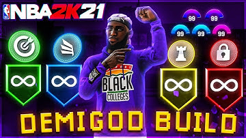 NBA 2K21 BEST SLASHER/OFFENSIVE THREAT BUILD! DEMIGOD GUARD BUILD! CONTACT DUNKS! (Current Gen)