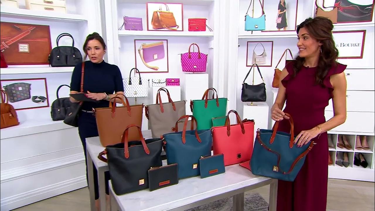 Dooney & Bourke Pebble Leather Small Daniela Tote on QVC 