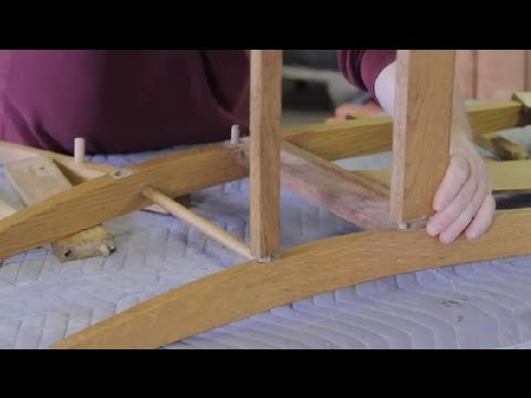 Do It Yourself Furniture Repair For High Backed Wood Chairs Furniture Repair Refinishing Youtube