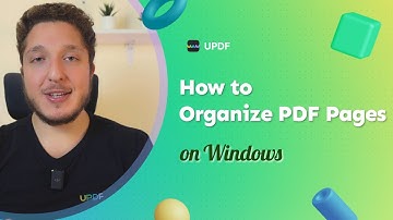 How to Organize PDF Pages on Windows | UPDF