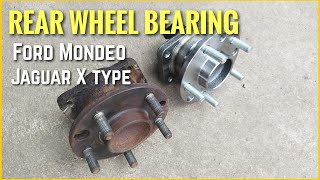 Rear wheel bearing replacement of Ford Mondeo & Jaguar X Type. #fordmondeo #jaguar Jaguar X Type Rear Wheel Bearing Replacement Pre 2008 Step By Step Guide