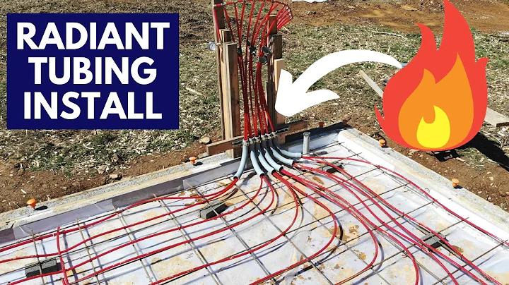 Radiant Heat Tubing in Slab (installing on rebar)