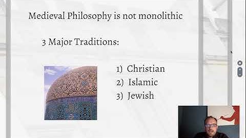 1   Introduction to Medieval Philosophy