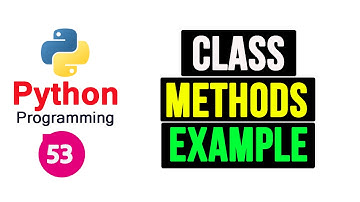 Python Programming Tutorial - Class Methods