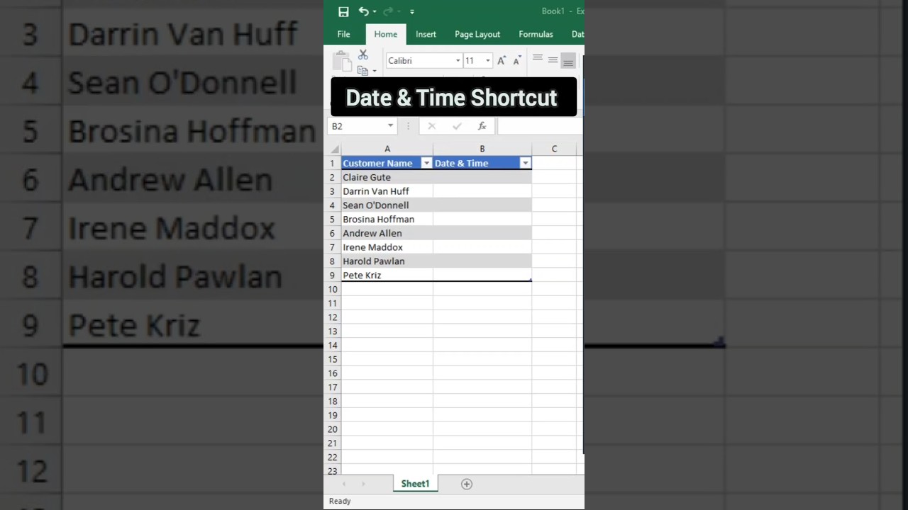 How To Add Current Date And Time Shortcut In excel YouTube how-to-add-current-date-and-time-shortcut-in-excel-youtube
