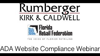 ADA Website Compliance Webinar