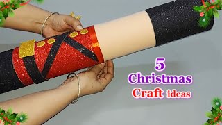 5 Economical Christmas Decoration idea with Simple material |DIY Affordable Christmas craft idea128
