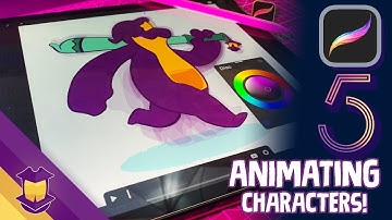 Using the Procreate 5 Beta to Animate Characters!