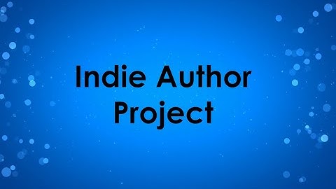 Introduction to the Indie Author Project
