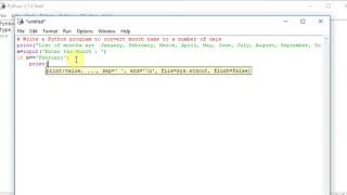 Python program to convert month name to a number of days - YouTube Python Program To Convert Month Name To A Number Of Days - Youtube
