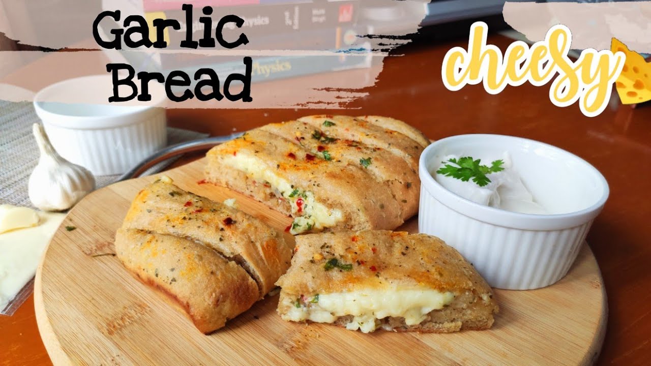 Garlic Bread | Whole Wheat Cheesy Garlic Bread - YouTube