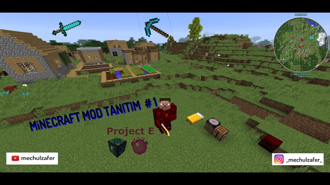 Minecraft Mod Tanıtım # 1 ( Project - E ) - YouTube