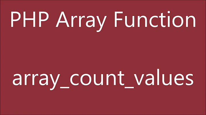 Array Count Values | PHP Array Function