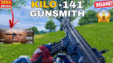 FAST ADS + NO RECOIL + FASTER KILLING🤯| BEST KILO-141 LOADOUT/GUNSMITH FOR BATTLE ROYALE|COD MOBILE|