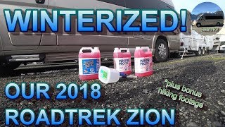 Winterizing our 2018 Roadtrek Zion