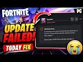 How To Fix Fortnite Error Code IS-EO-Tsk-Lock!Plat-Gen:Win-5 || Fortnite Ac Update Failed Today