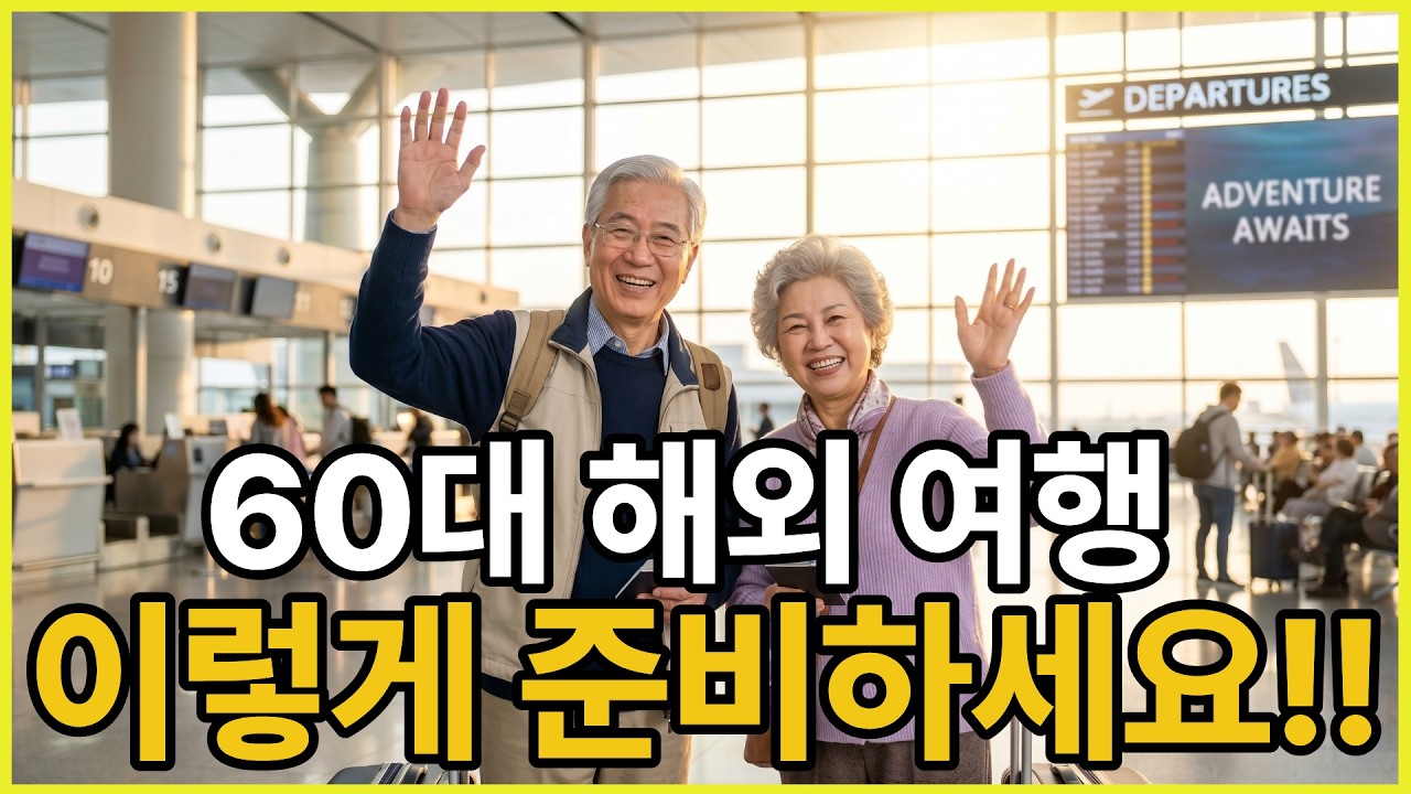 시니어 해외여행, 표 끊기 전에 이것부터 하세요!!