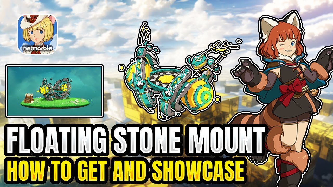 Floating Stone Mount Showcase! 【Ni no Kuni Cross Worlds KR】 YouTube